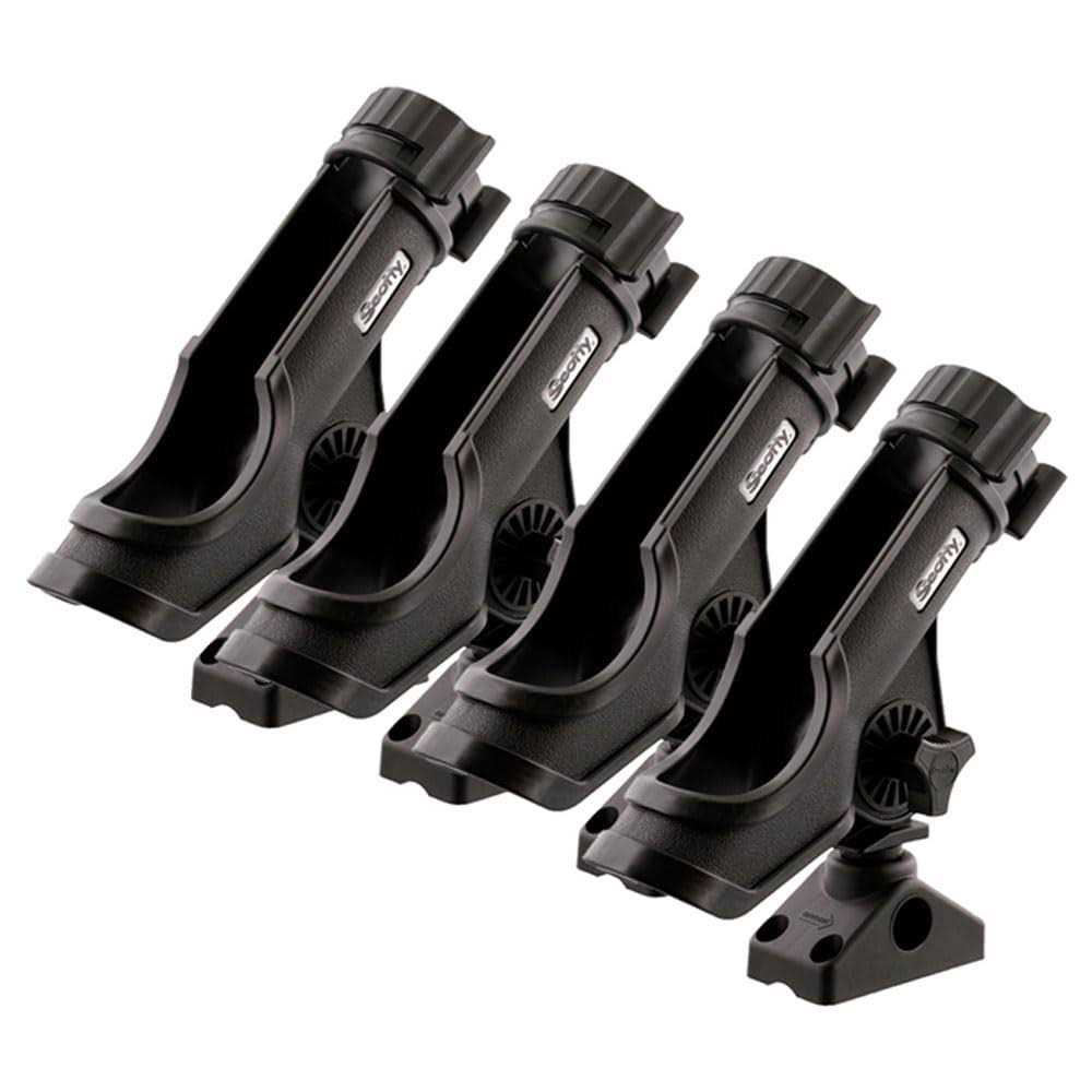 Scotty Powerlock Rod Holder Deck Mount 0230BKQUAD - Image 5