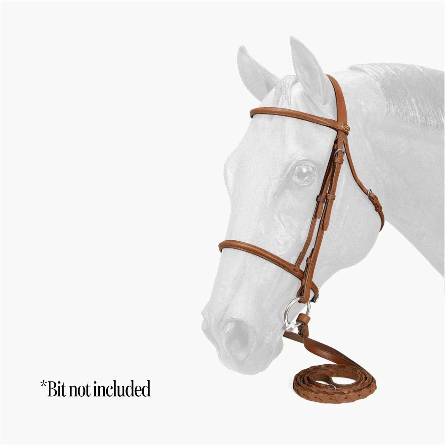 Silver Fox Raised Snaffle Bridle - Image 2