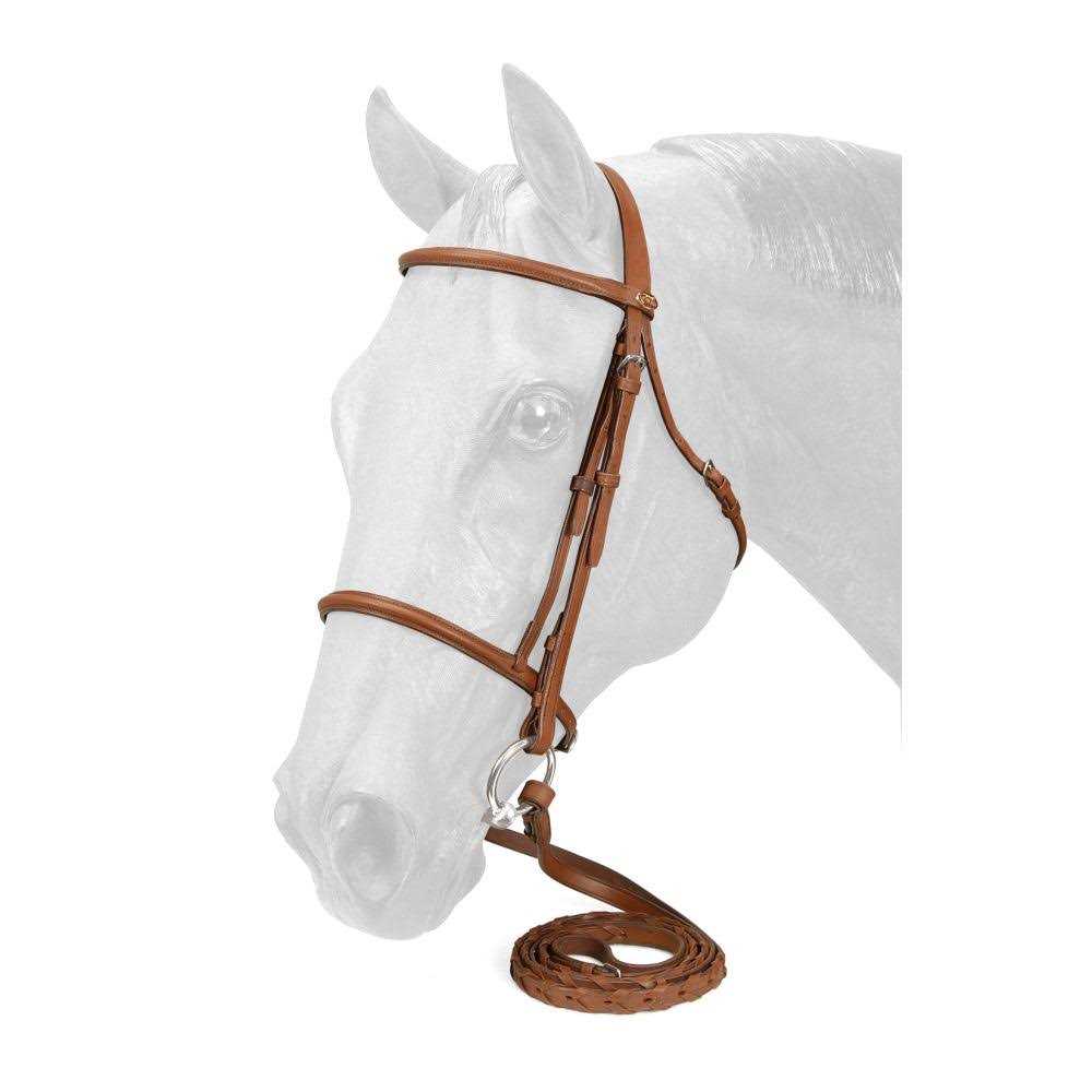 Silver Fox Raised Snaffle Bridle - Image 4