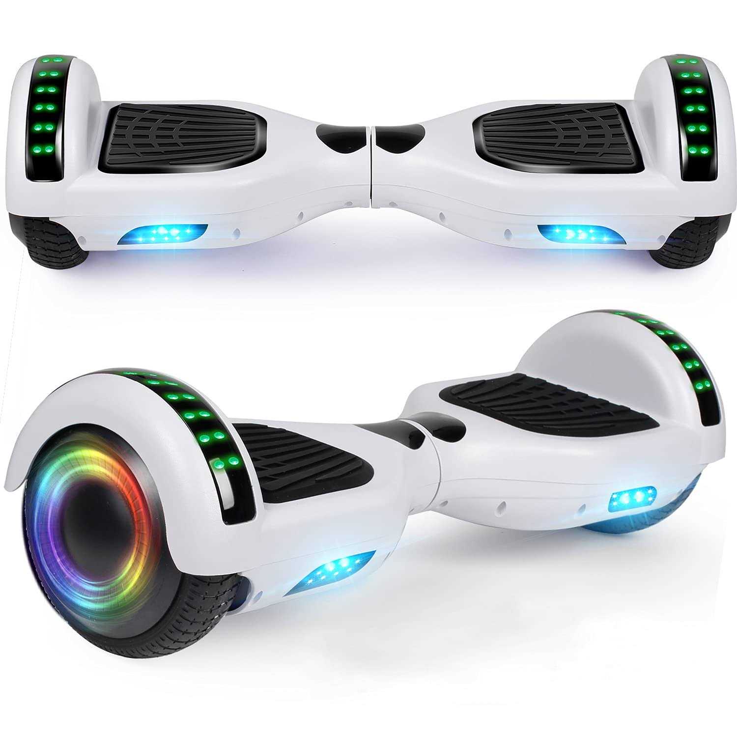 Lieagle Bluetooth Hoverboard with LED Lights Hoverboard Self-Balancing Scooter for Kids