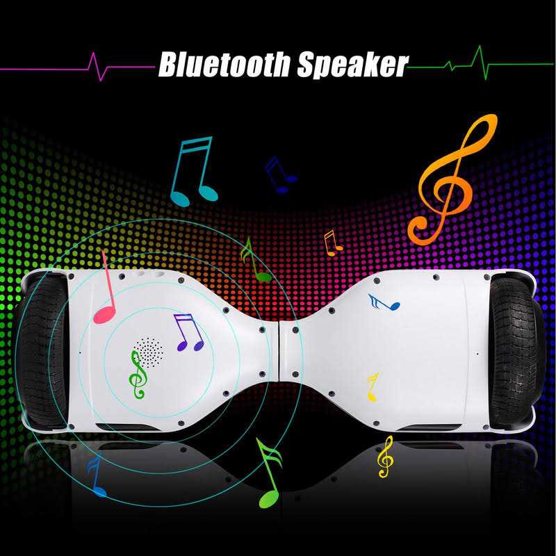 Lieagle Bluetooth Hoverboard with LED Lights Hoverboard Self-Balancing Scooter for Kids - Image 3