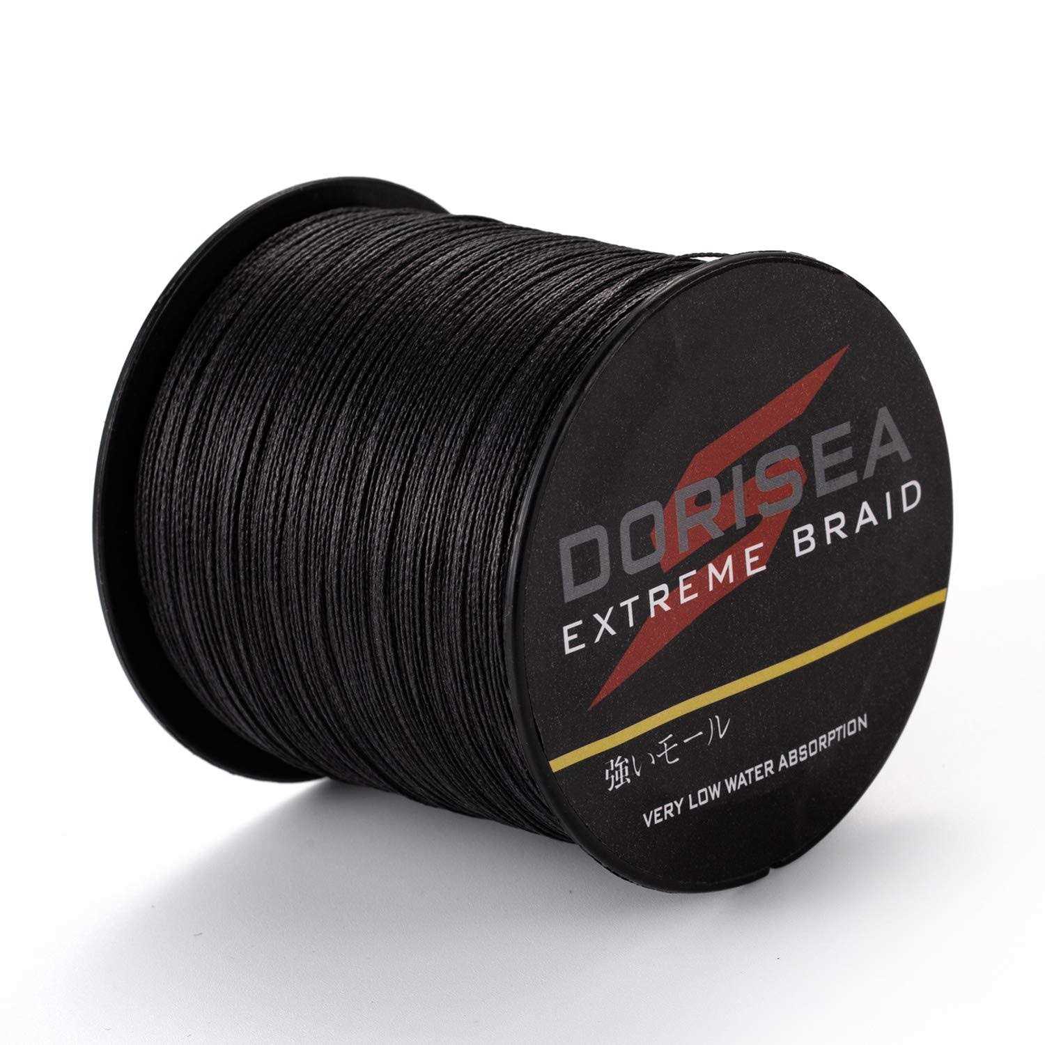 Dorisea Extreme Braid 100% Pe Multi-Color Braided Fishing Line 109Yards-2187Yards 6-550Lb Test Fishing Wire Fishing String