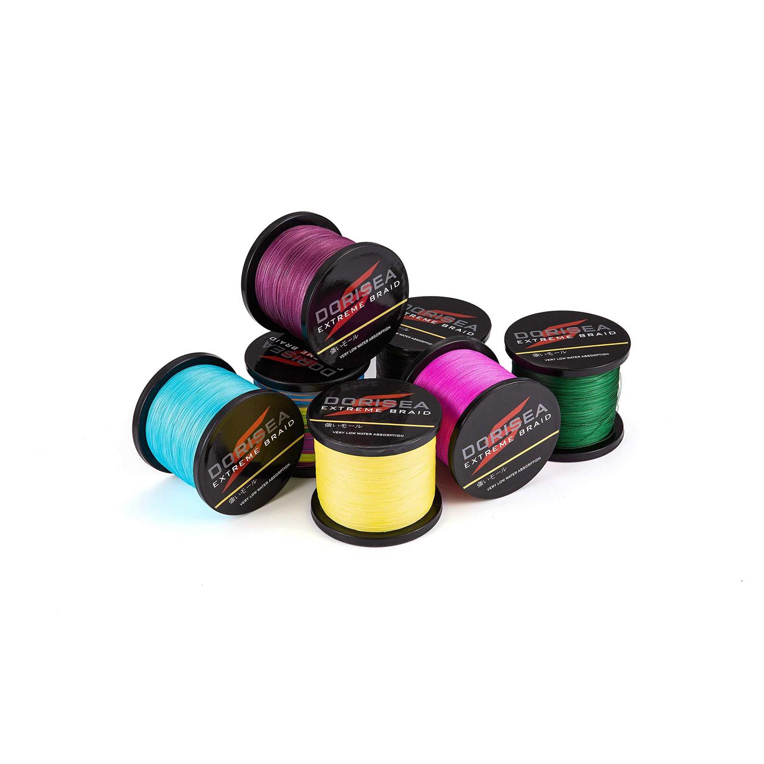 Dorisea Extreme Braid 100% Pe Multi-Color Braided Fishing Line 109Yards-2187Yards 6-550Lb Test Fishing Wire Fishing String - Image 2