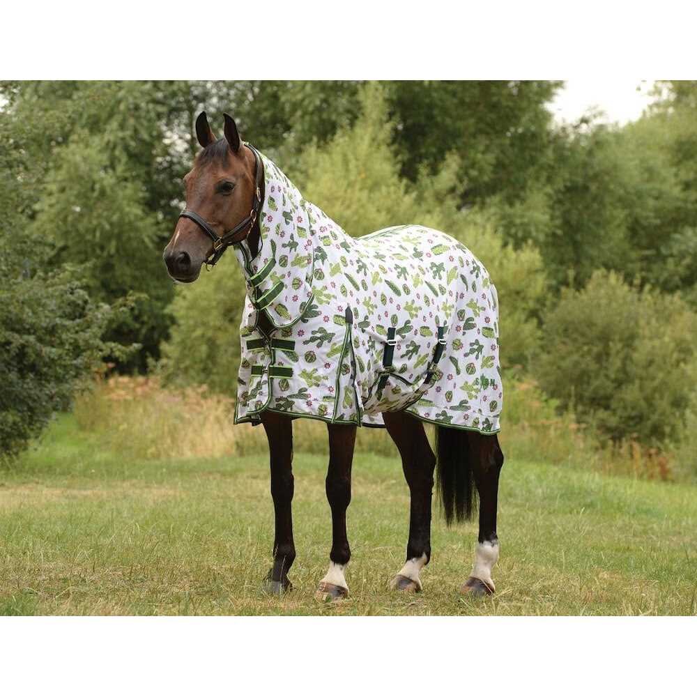 Saxon Mesh with Gusset Belly Wrap Standard Neck Fly Sheet - Image 2