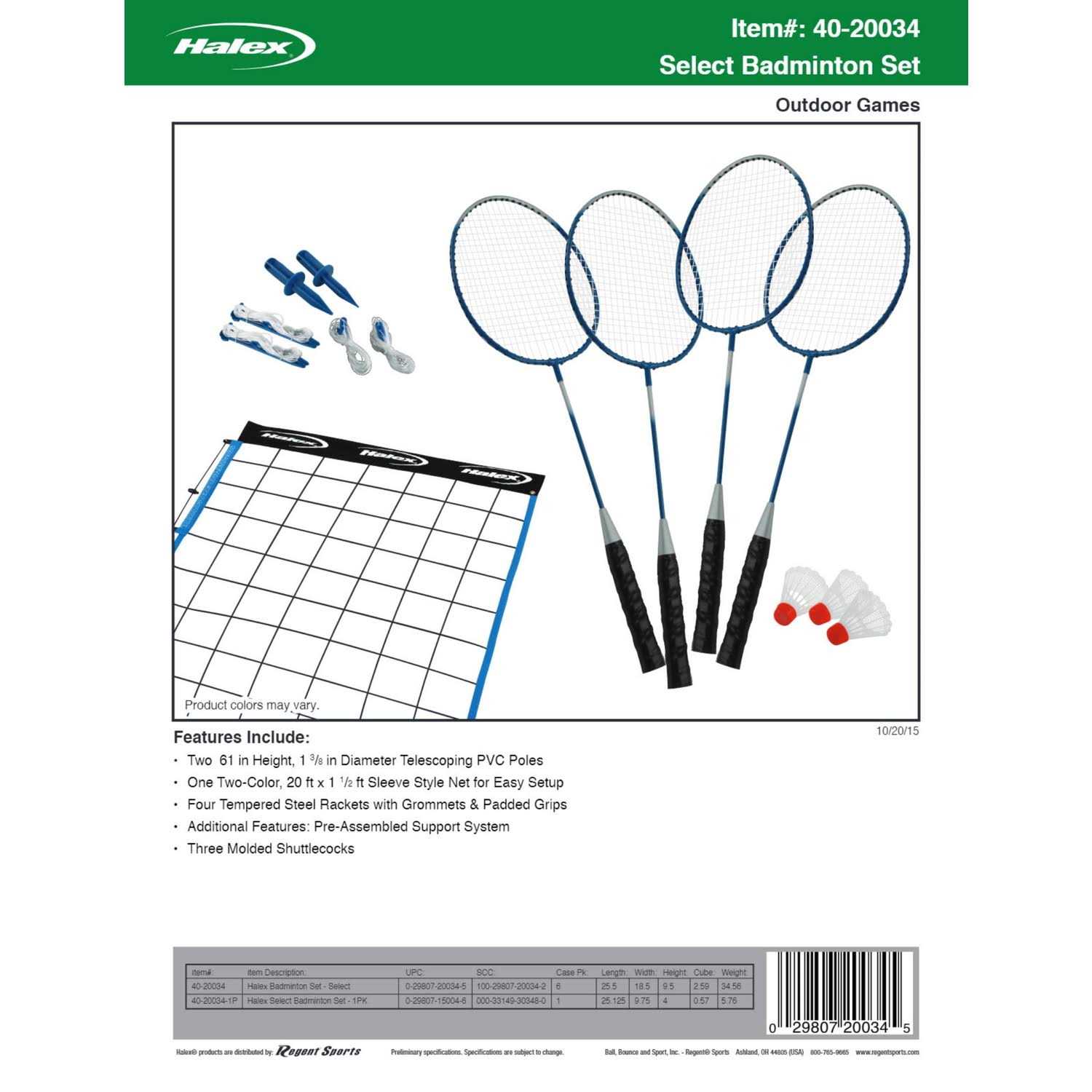 Halex Select Badminton Set - Image 2