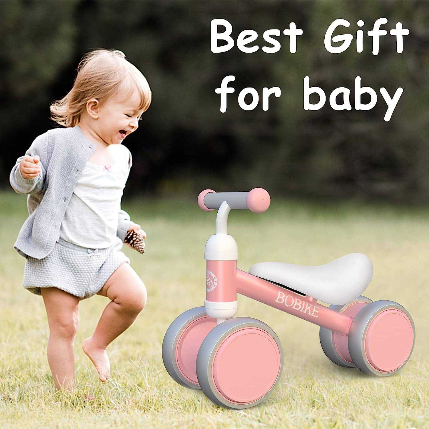 Bobike Baby Balance Bike Toys for 1 Year Old 10-24 Months Toddler Walker Bicycle - Image 4
