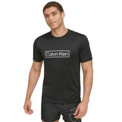 Alternative view of Calvin Klein Men's Swim Logo Rashguard