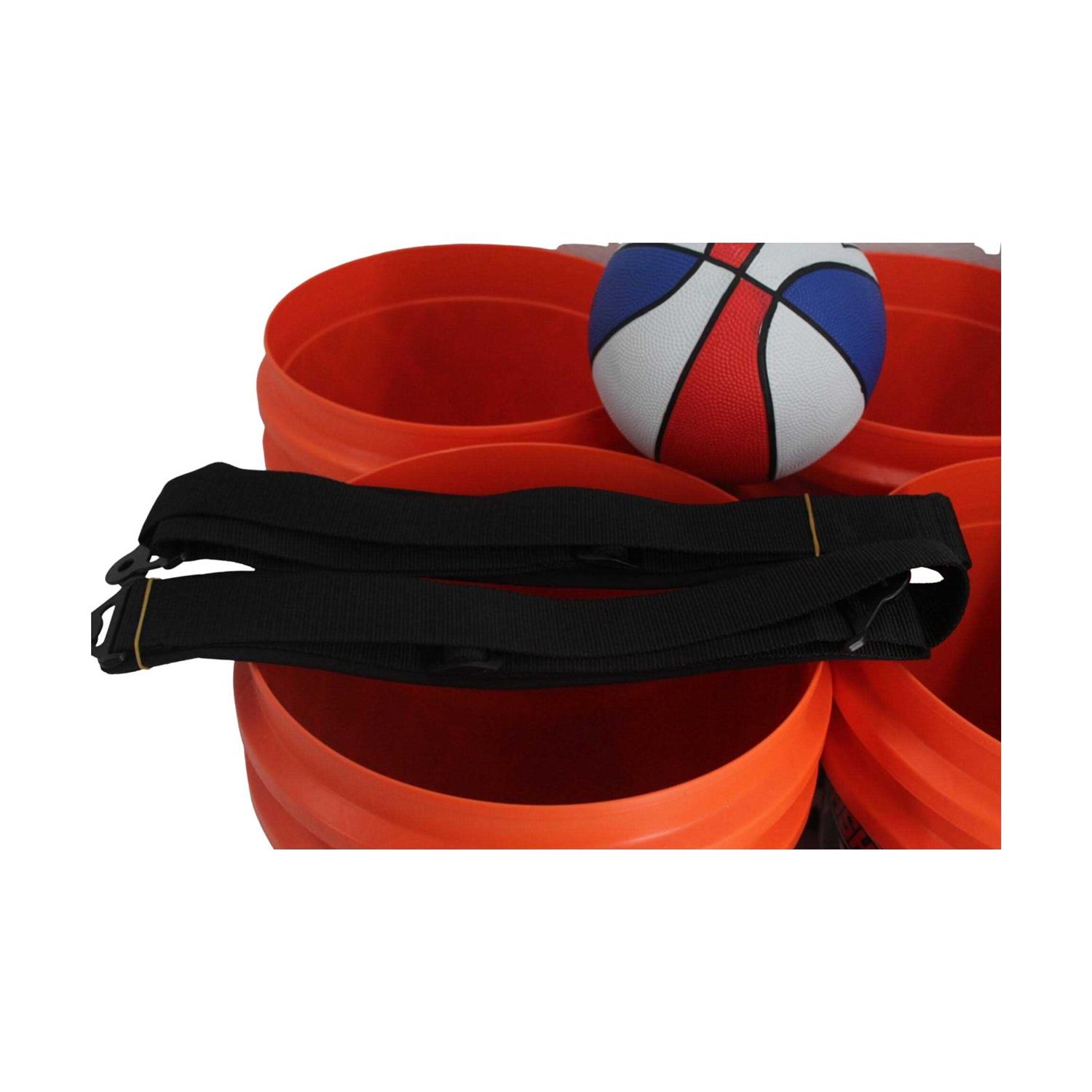 basketpong giant yard pong x basket ball game With durable Balls and Buckets - Image 3