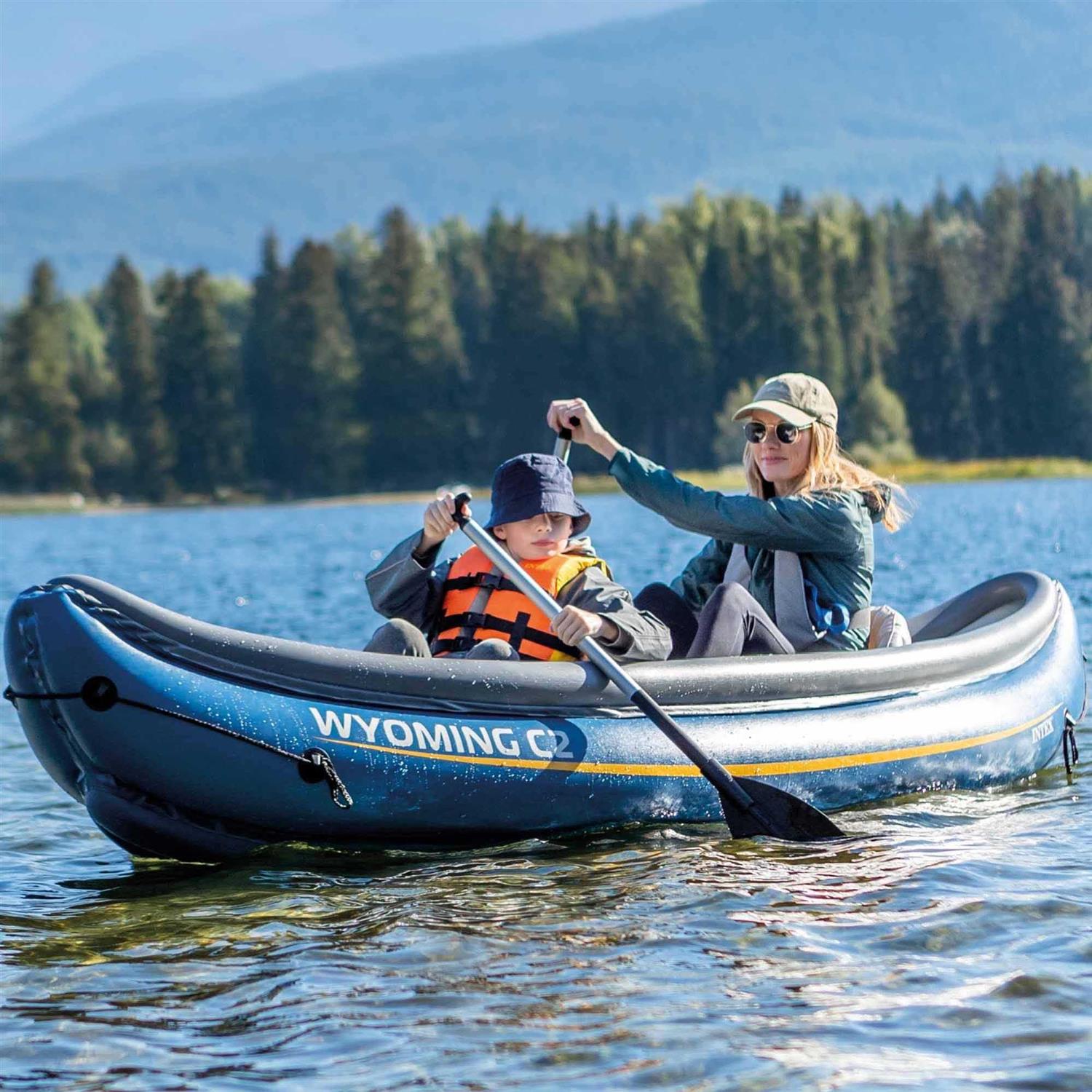 Intex Wyoming C2 Inflatable Canoe - Image 4