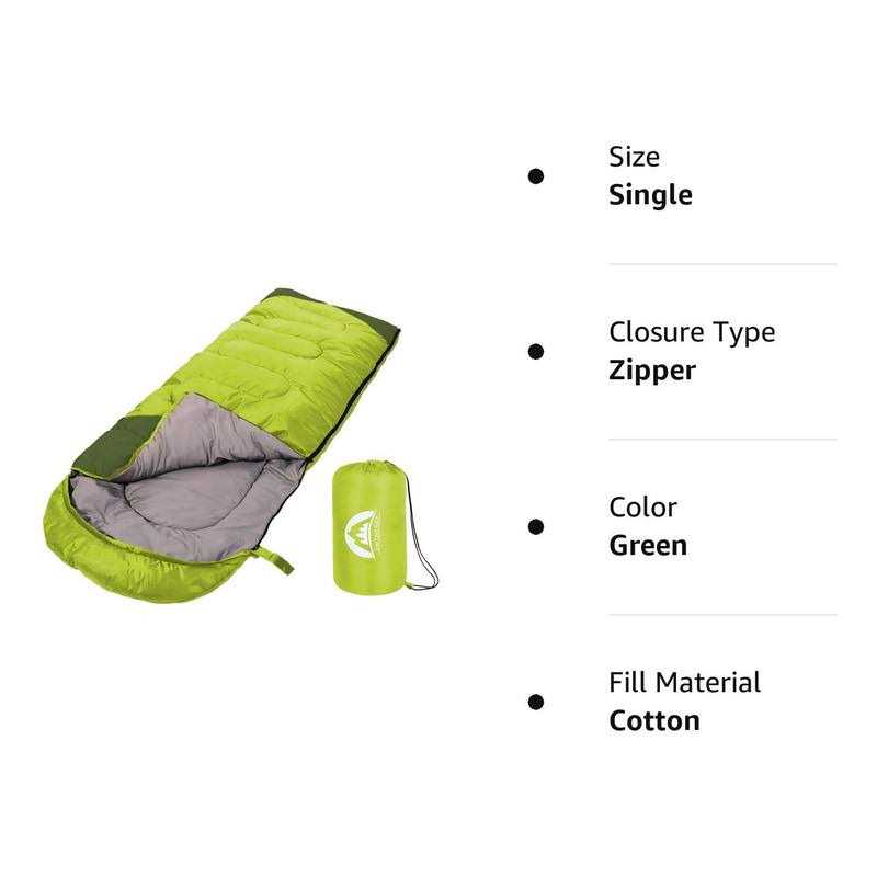 Alternative view of SWTMERRY Sleeping Bag 3 Seasons Warm & Cool Weather