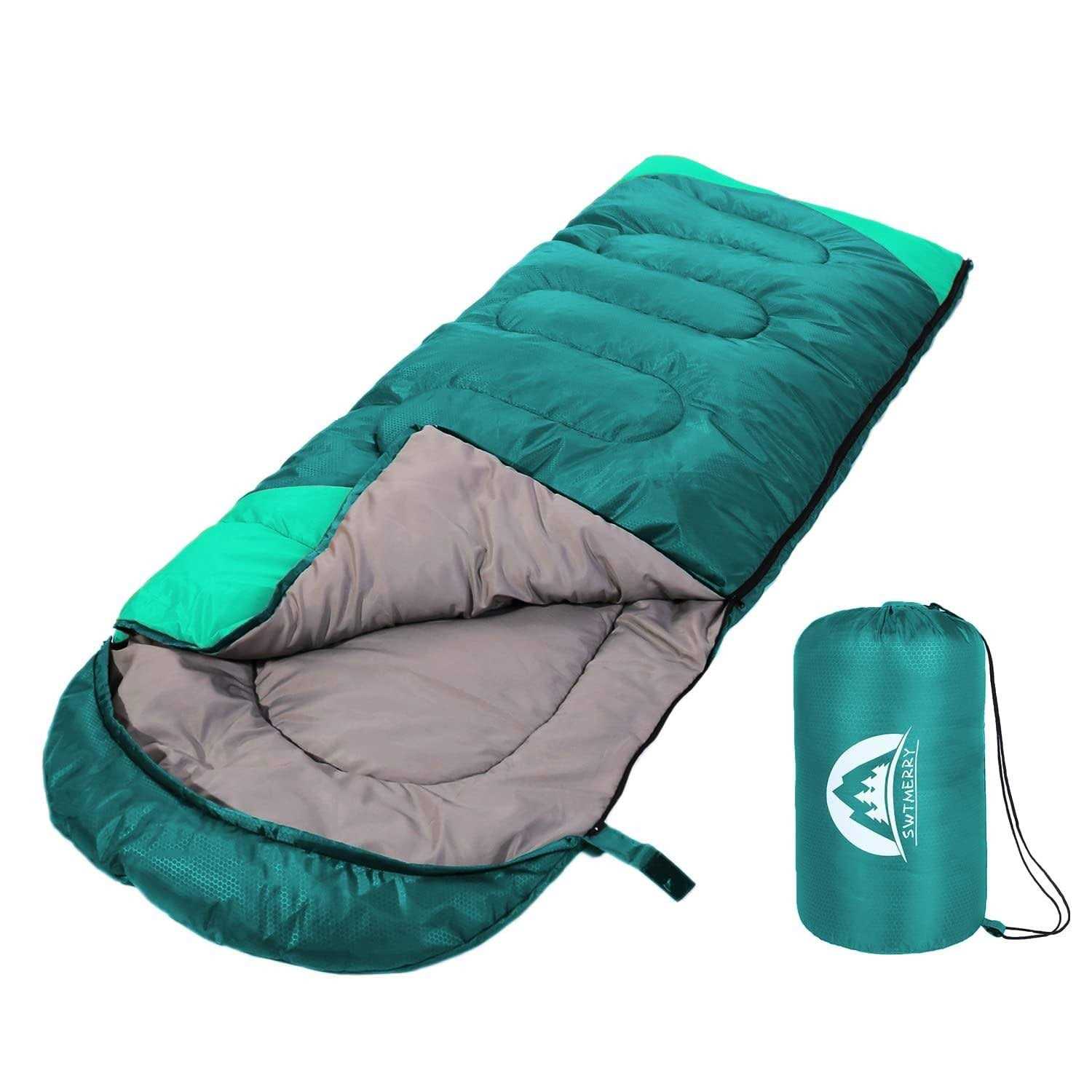 SWTMERRY Sleeping Bag 3 Seasons Warm & Cool Weather