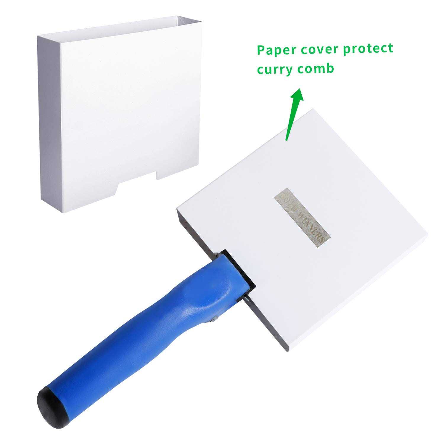Alternative view of BOTH WINNERS Reversible Stainless Steel Curry Comb with Soft Touch Grip