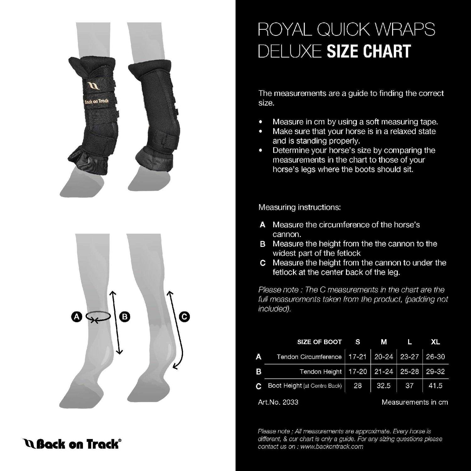 Back on Track Royal Deluxe Quick Wraps - Image 4