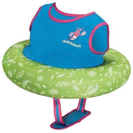 SwimSchool Swim School Deluxe Tot Trainer Level 2 Green 2-4 Years W/adjustable Strap Unisex