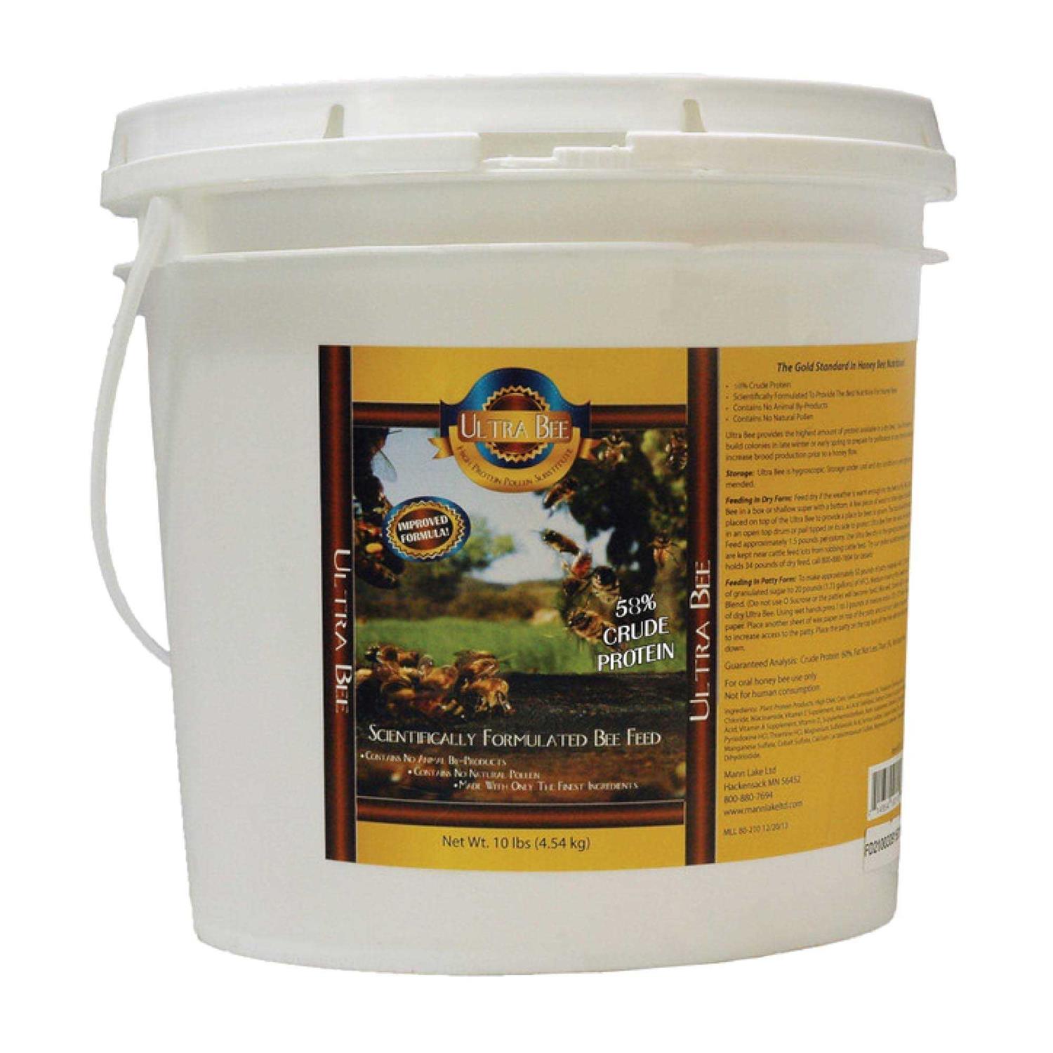Mann Lake FD210 Ultra Bee Dry Feed Pail - Image 2