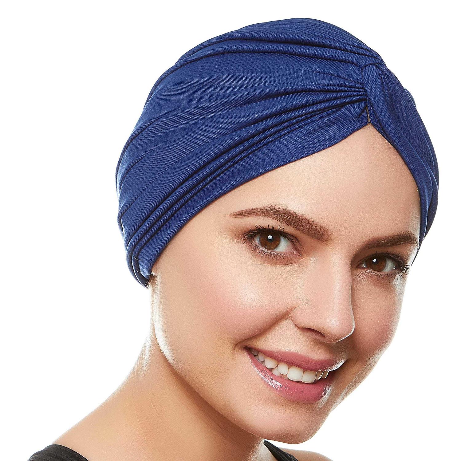 Beemo Swim Bathing Cap Turban Polyester for Women - Image 3