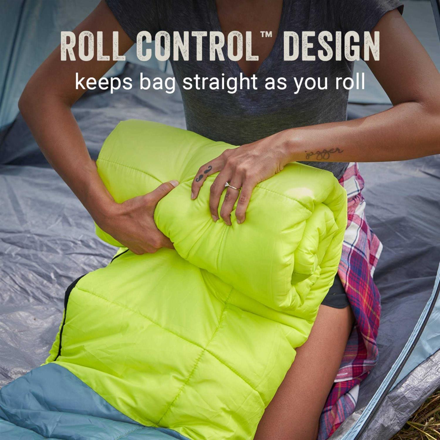Coleman Kompact 40 Big & Tall Contour Sleeping Bag - Image 5