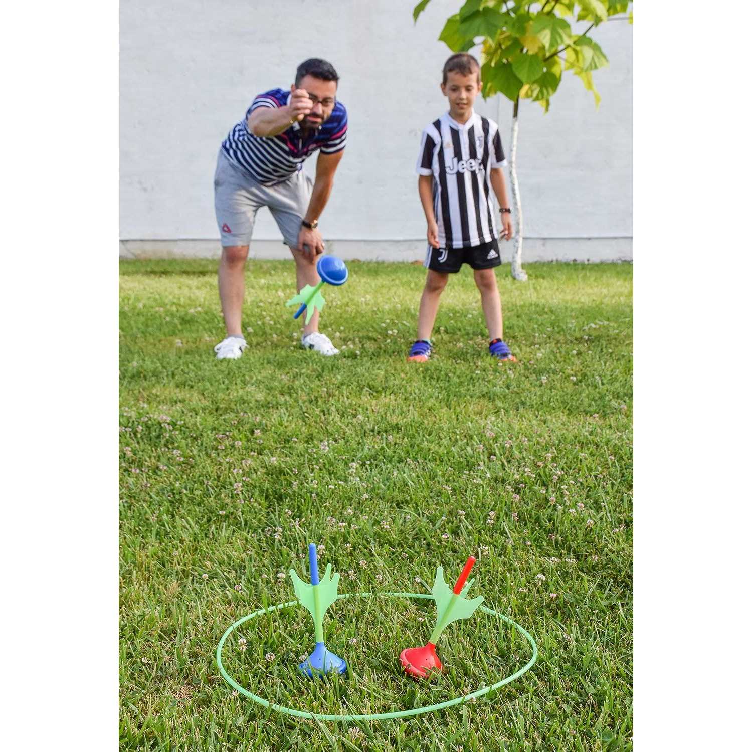 HAKOL Lawn Darts Game Glow in The Dark Outdoor Backyard Toy for Kids & Adults - Image 2