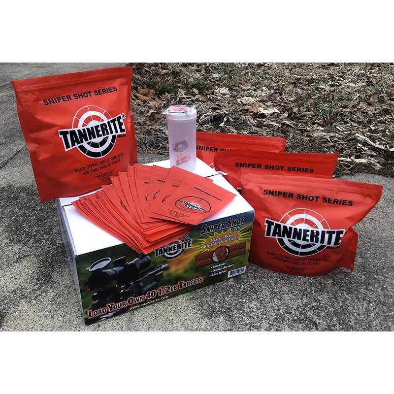 Alternative view of Tannerite Sniper Shot