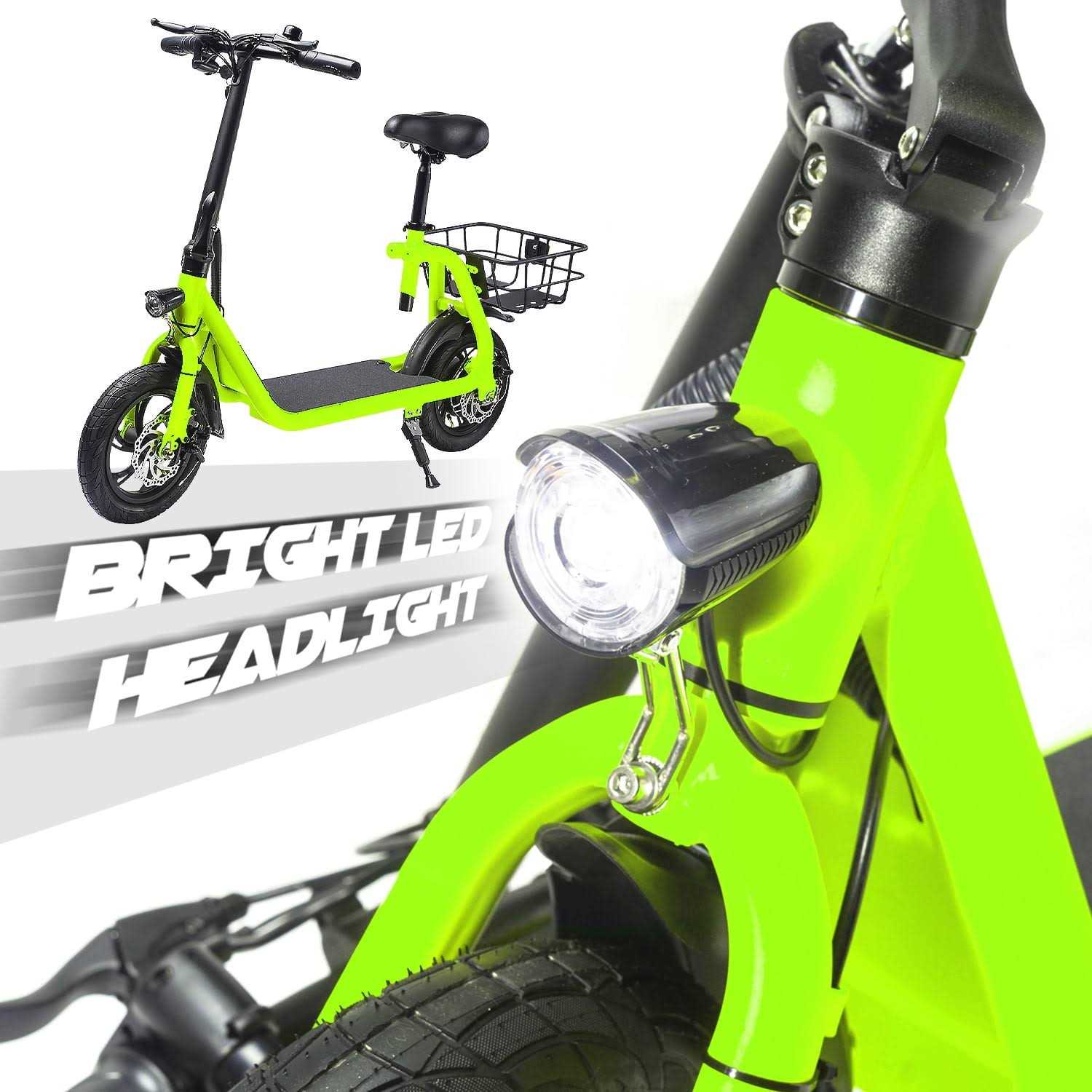 Borntech Electric Bicycle for Adults Electric Bike E-Bike Commuter Foldable Electric Scooter with Seat - Image 2