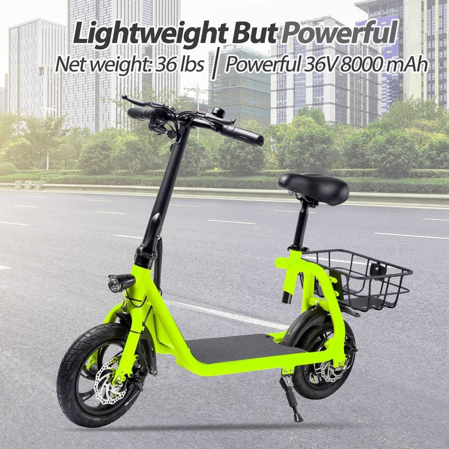 Borntech Electric Bicycle for Adults Electric Bike E-Bike Commuter Foldable Electric Scooter with Seat - Image 5
