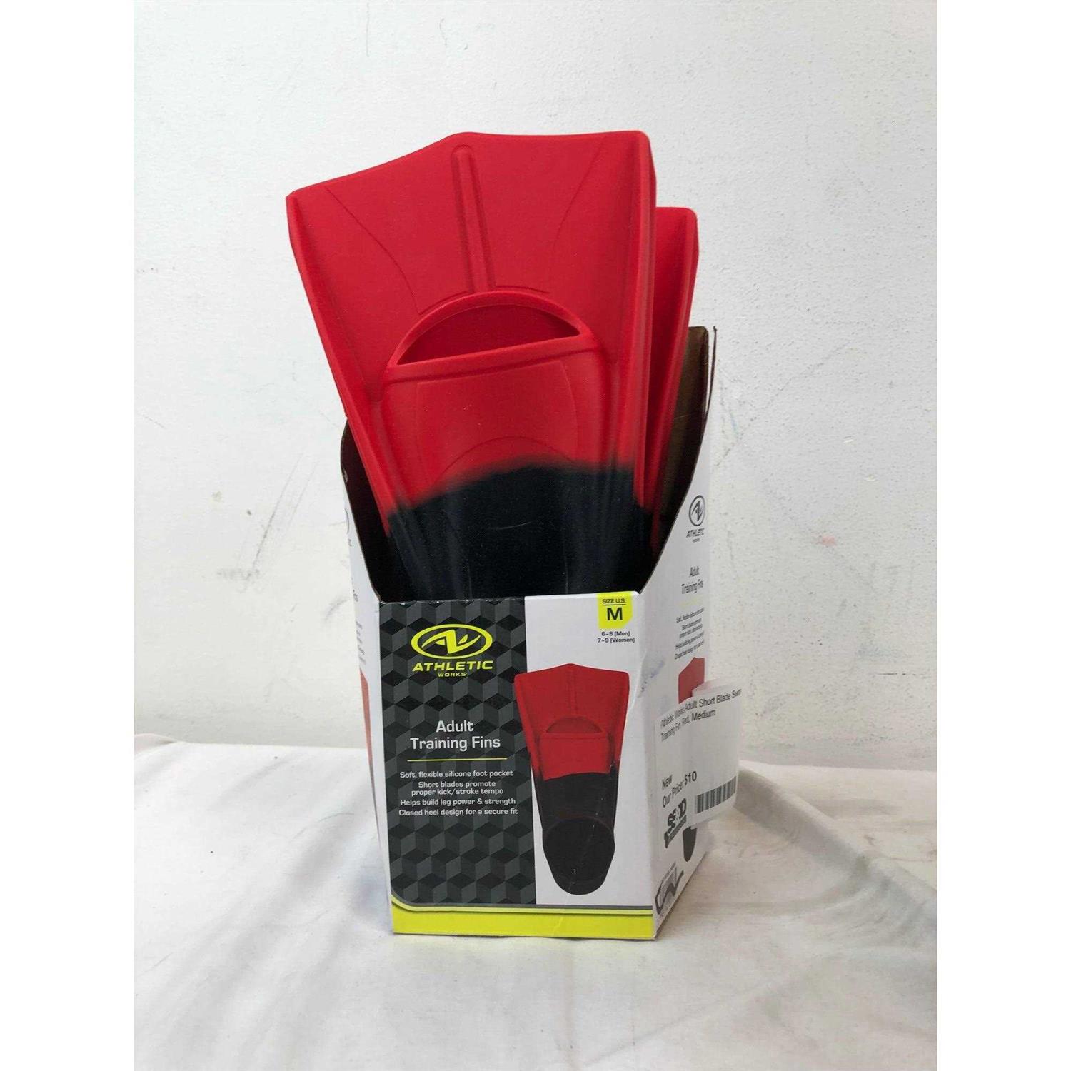 Athletic Works Adult Short Blade Swim Training Fin - Image 5