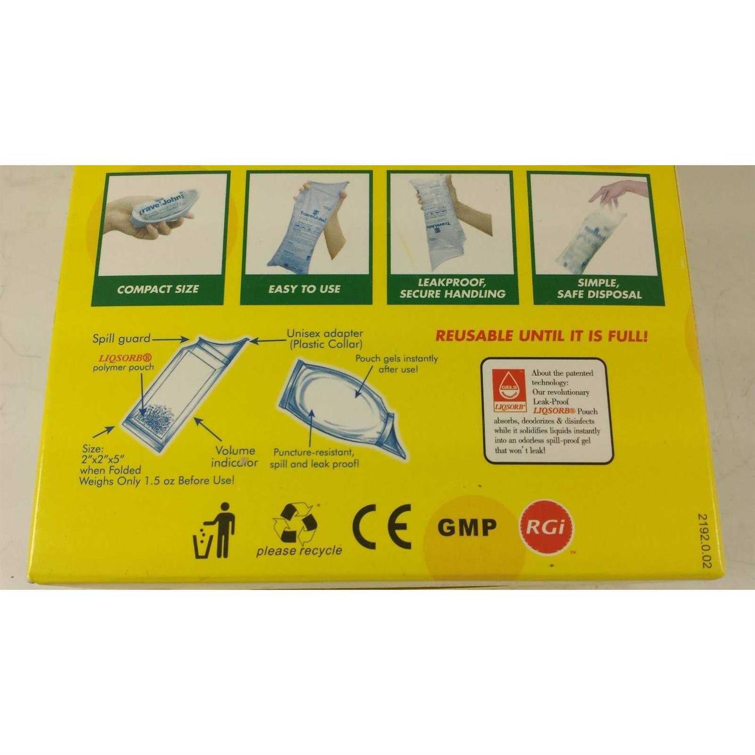 TravelJohn Disposable Urinal - Image 5