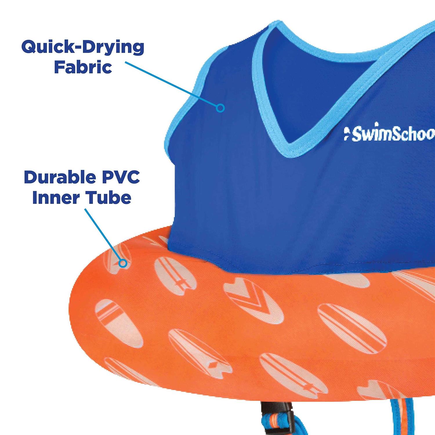 Alternative view of SwimSchool Sso10165blz Childrens 2 to 4 Years Deluxe Tot Float Trainer