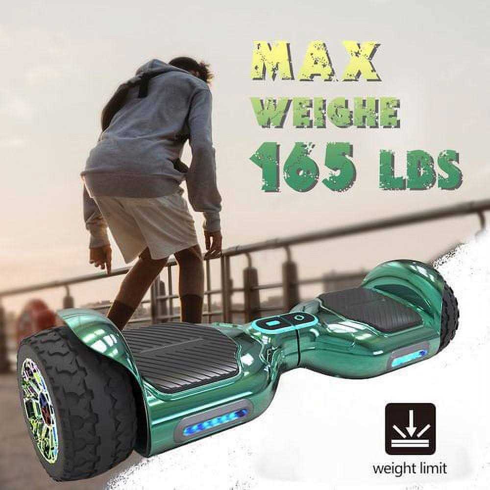 Bluetooth Hoverboard Hover Board with 6.5 inch Wheels Built-in Wireless Speaker Bright LED Lights - Image 3