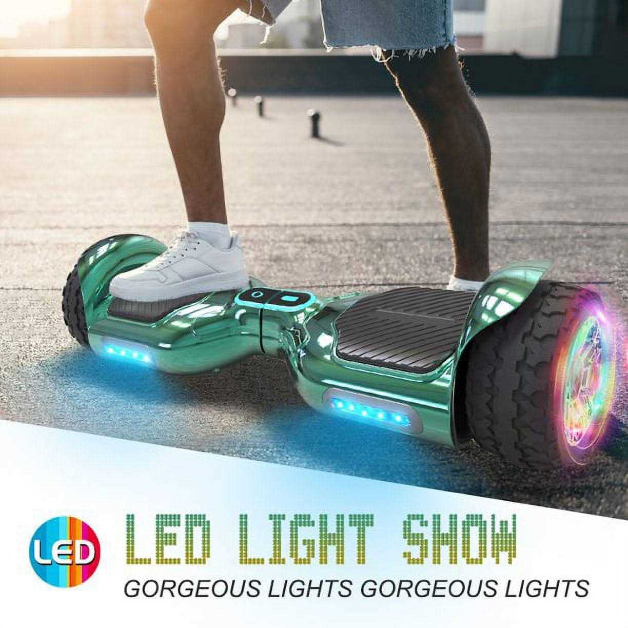 Bluetooth Hoverboard Hover Board with 6.5 inch Wheels Built-in Wireless Speaker Bright LED Lights - Image 4