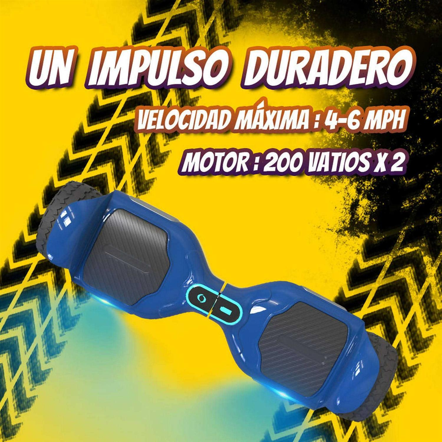 Bluetooth Hoverboard Hover Board with 6.5 inch Wheels Built-in Wireless Speaker Bright LED Lights - Image 3