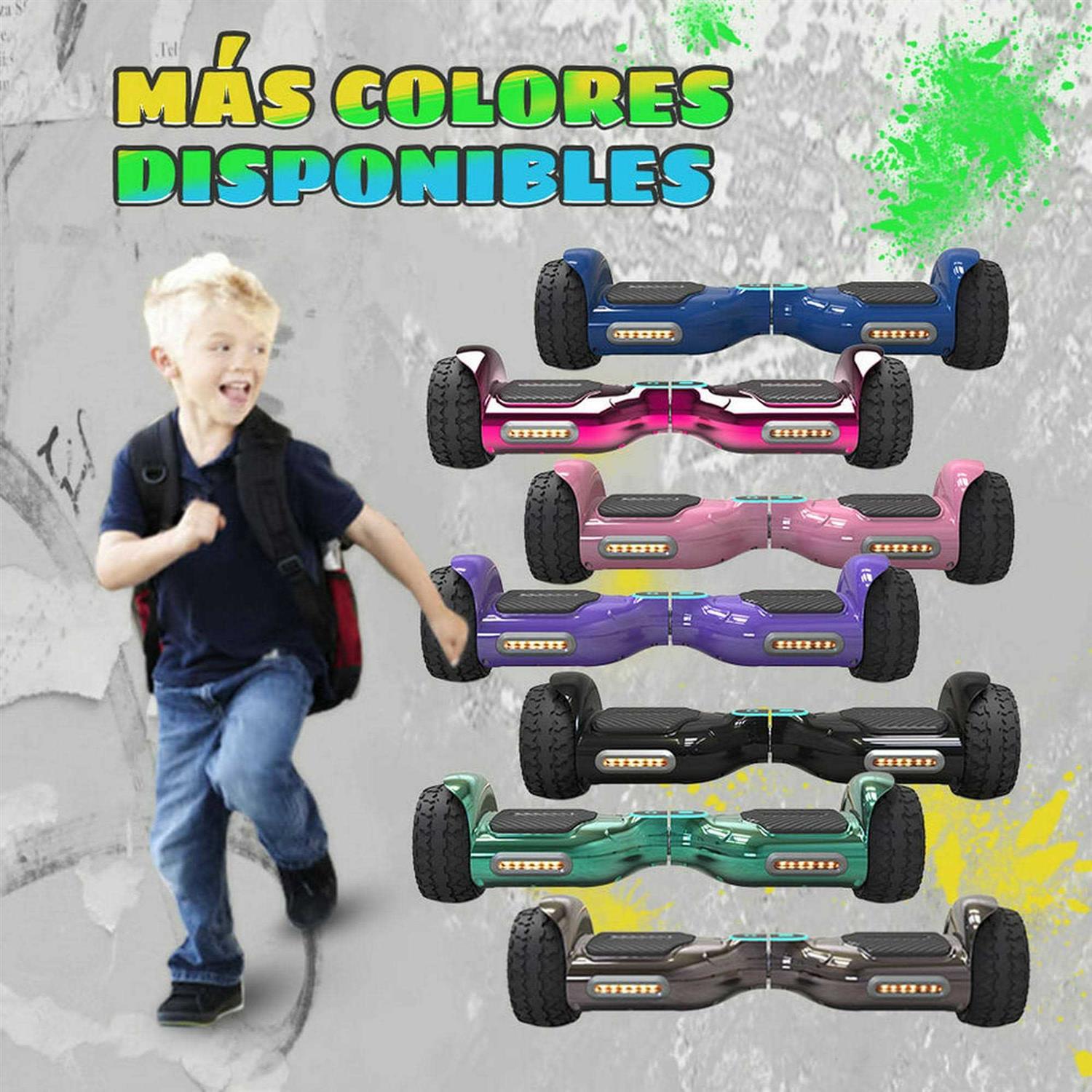 Bluetooth Hoverboard Hover Board with 6.5 inch Wheels Built-in Wireless Speaker Bright LED Lights - Image 4