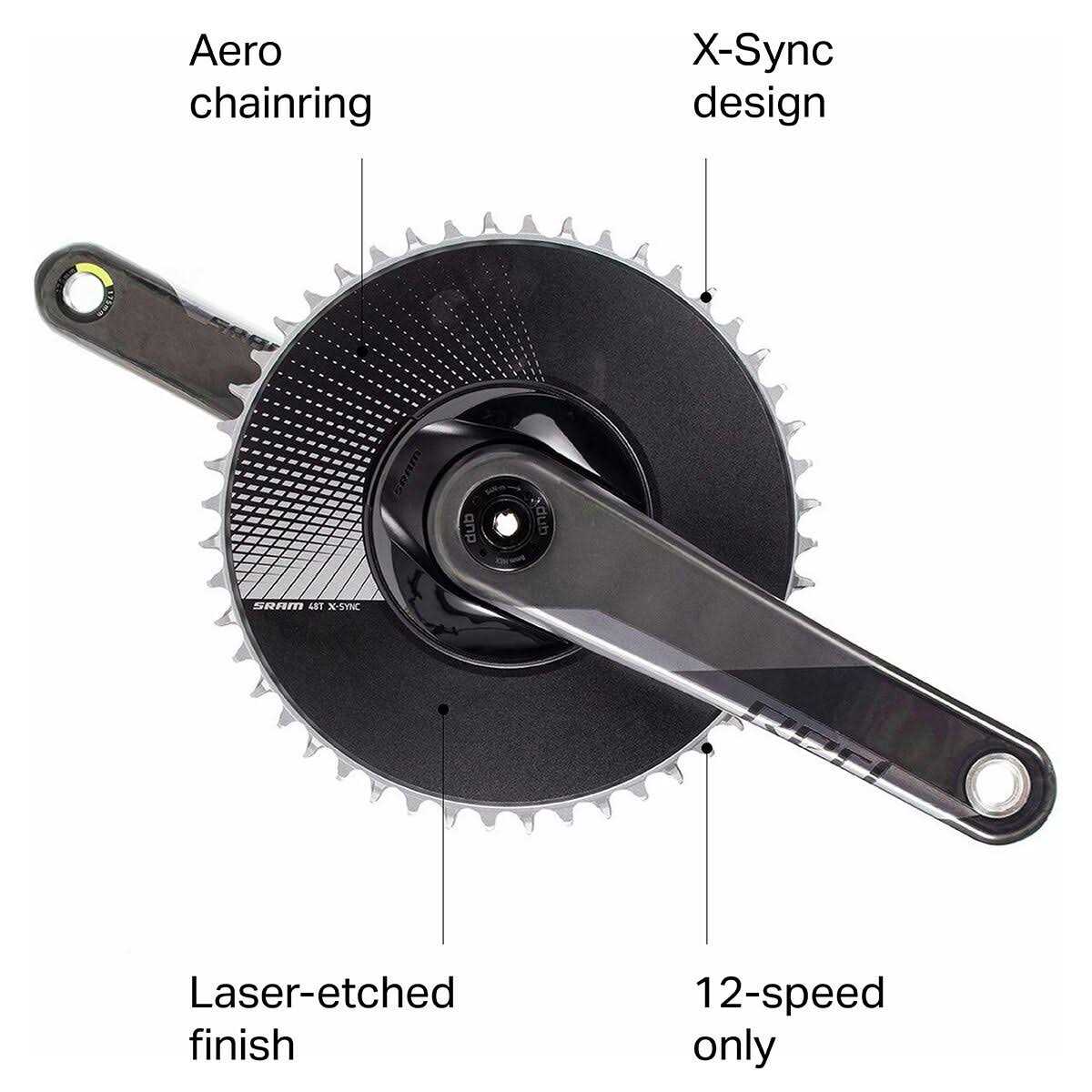 SRAM RED 1 AXS Crankset - Image 4
