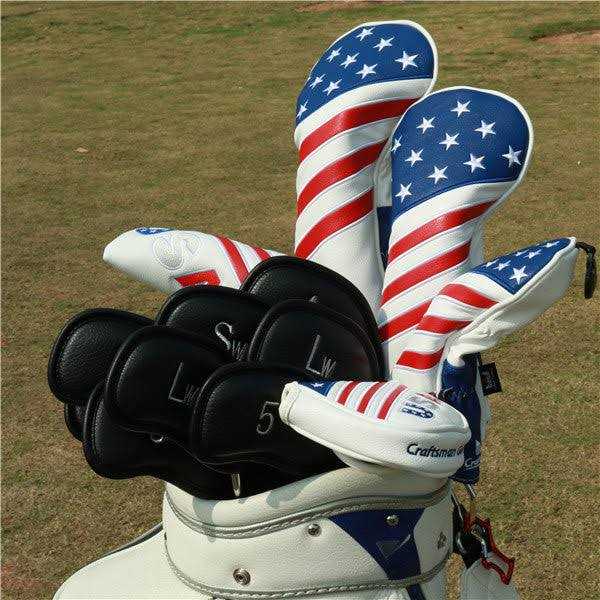 Craftsman Golf 12pcs Thick Synthetic Leather Golf Iron Head Covers Set Headcover Fit All Brands Callaway - Image 5