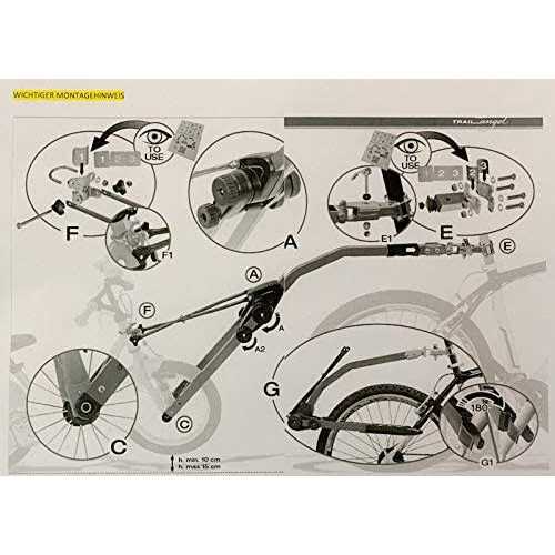 Peruzzo Trail-Angel Bicycle Towbar Trailer Red - Image 4