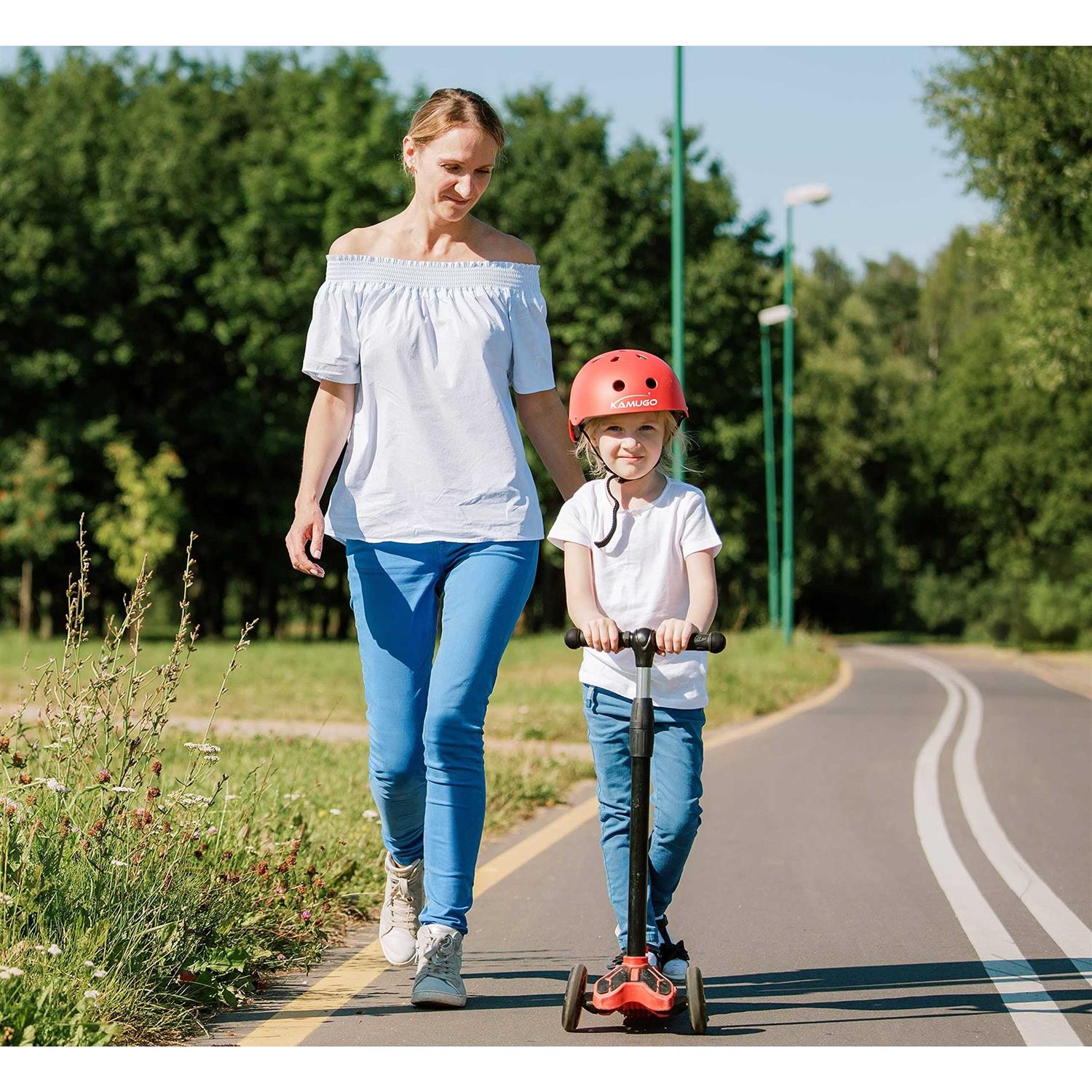 Kamugo Kids Adjustable Helmet Toddler Kids Ages Boys Girls - Image 4