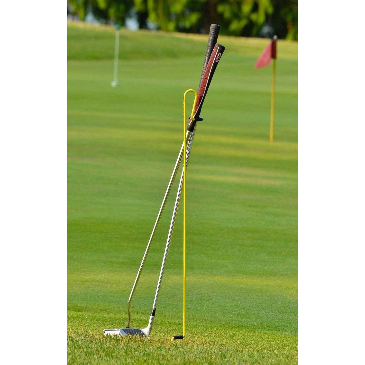 Alternative view of Stepkick Caddy by Bronwyck The World's Premier Golf Club Stand. Watch Video