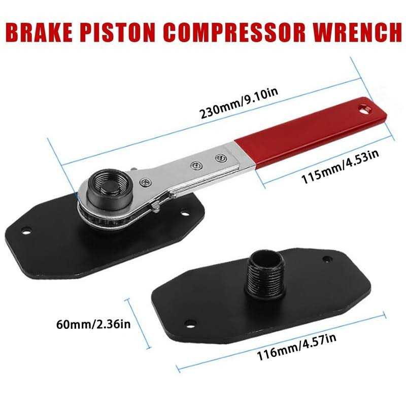 Alternative view of C Q CHANG QI 360° Brake Caliper Press Tool with 4 Caliper Hangers