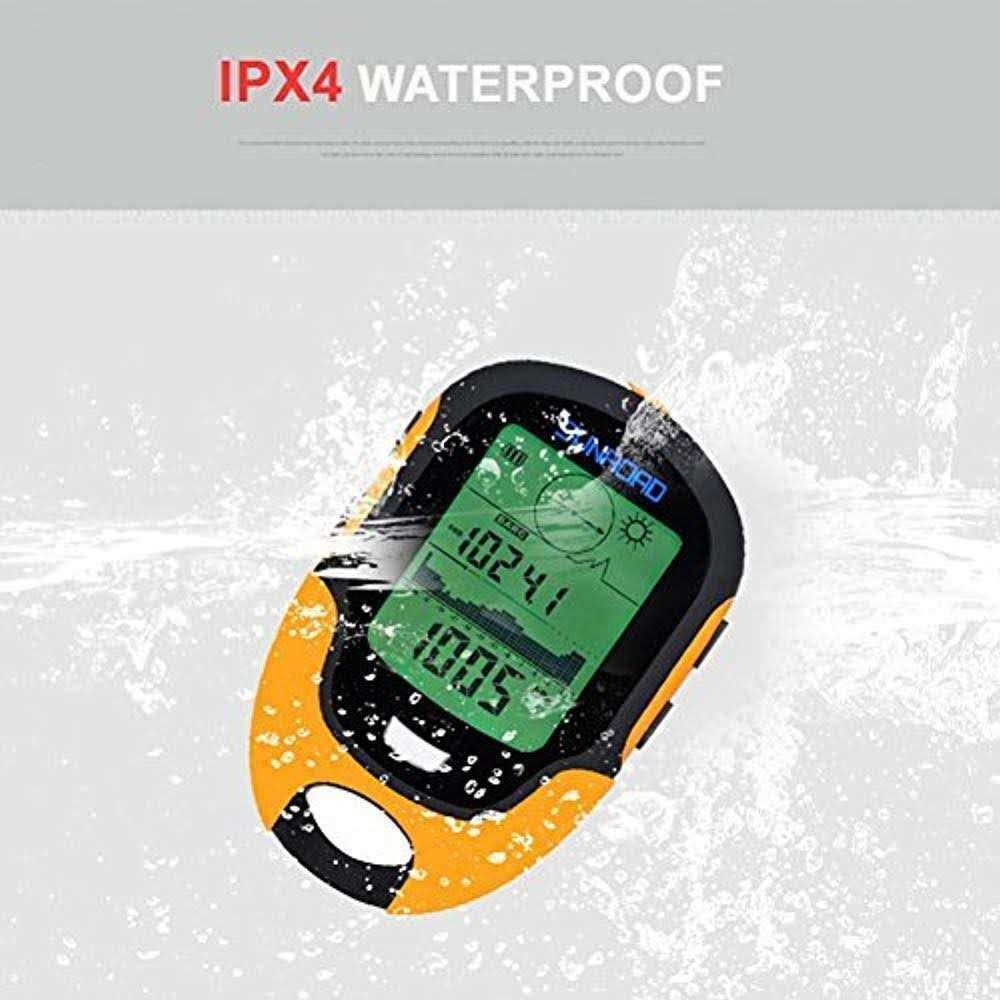 AMTAST SUNROAD GPS Tracker Barometer Altimeter Compass Weather Forecast Thermometer Barometric Pressure Tester GPS Route Tracking Multifunctional - Image 3