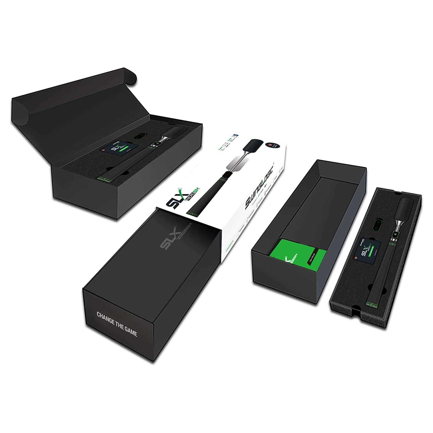 Swinglogic SLX MicroSim Indoor Golf Simulator with E6 Connect Compatibility