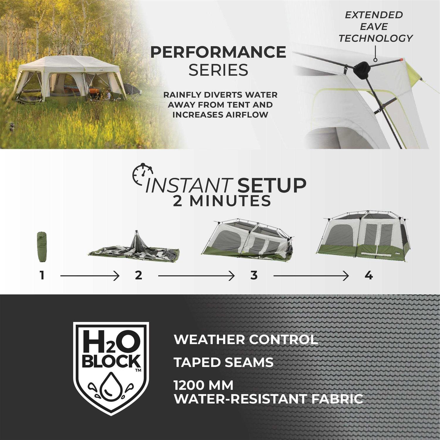 Core Performance Person Instant Cabin Tent - Image 4
