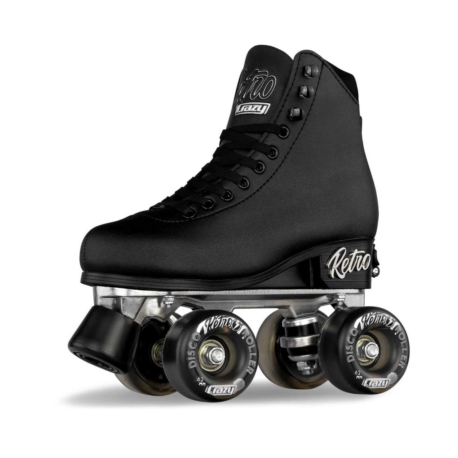 Crazy Skates Retro Roller Skates Classic Style Quad Skates For Women And Girls