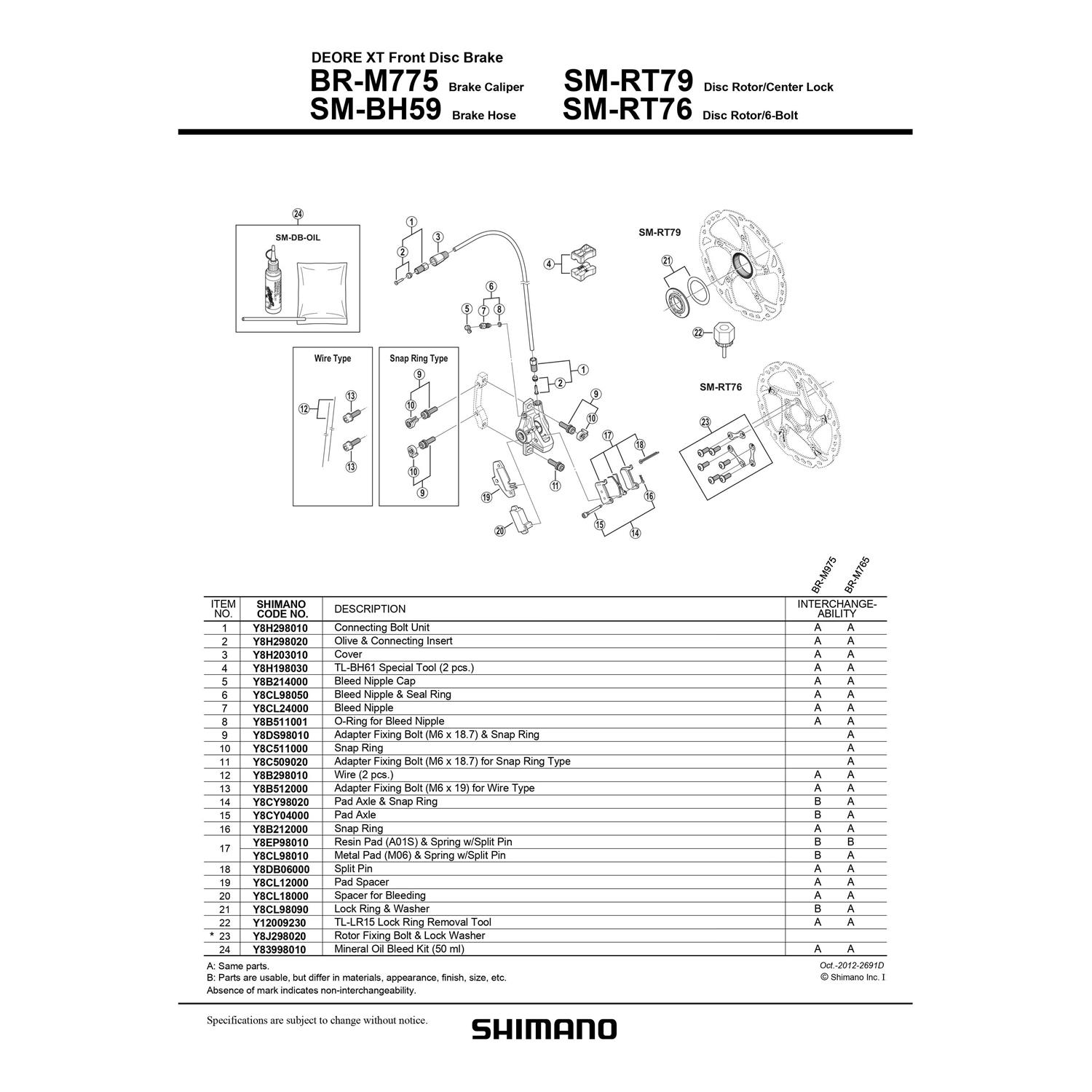 Shimano DEORE XT SM-RT76 Disc Rotor - Image 4