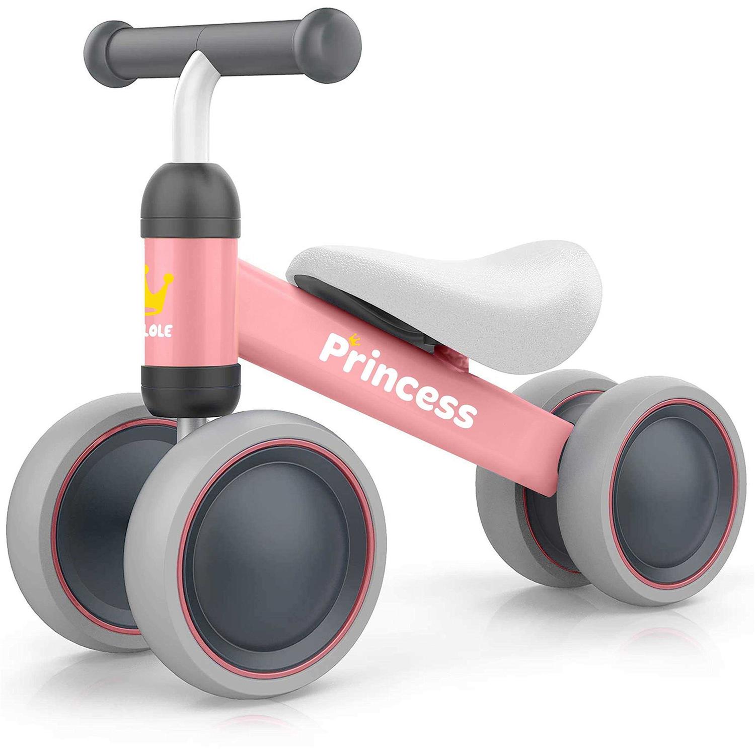 BEKILOLE Balance Bike for 1 Year Old Girl Gifts Pre-School First Bike and 1st Birthday Gifts