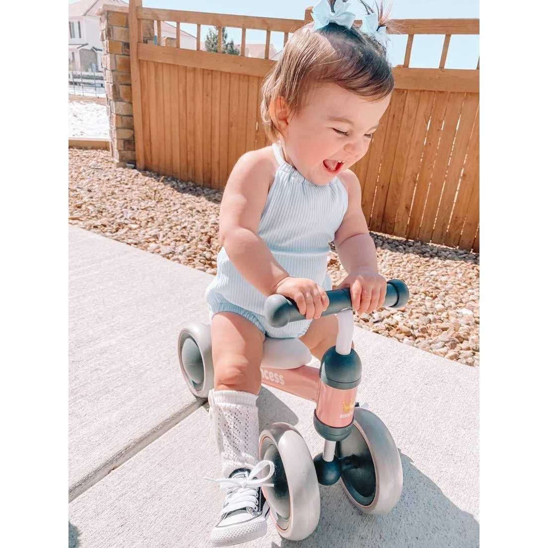 BEKILOLE Balance Bike for 1 Year Old Girl Gifts Pre-School First Bike and 1st Birthday Gifts - Image 4