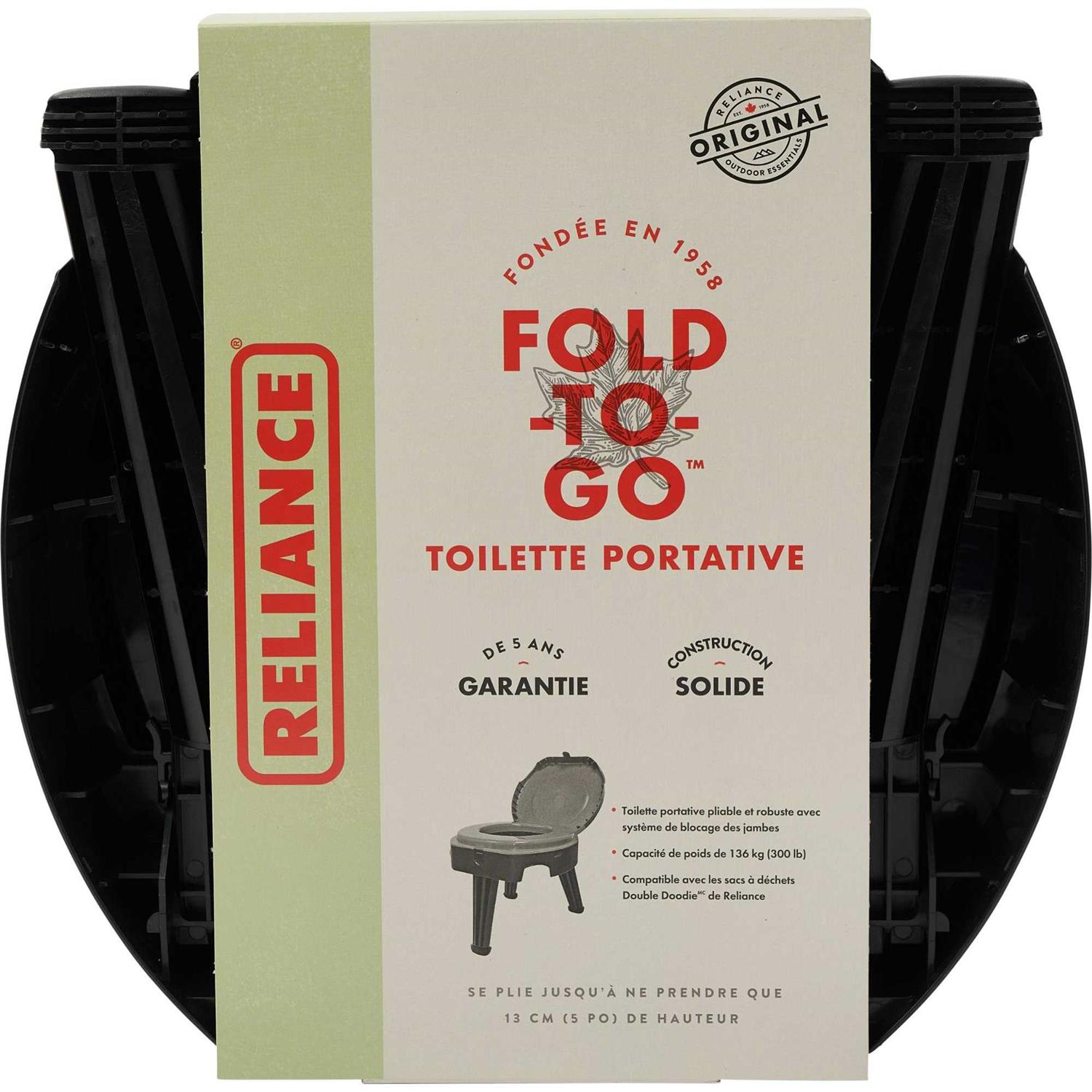 Reliance Fold-To-Go Collapsible Portable Toilet - Image 3