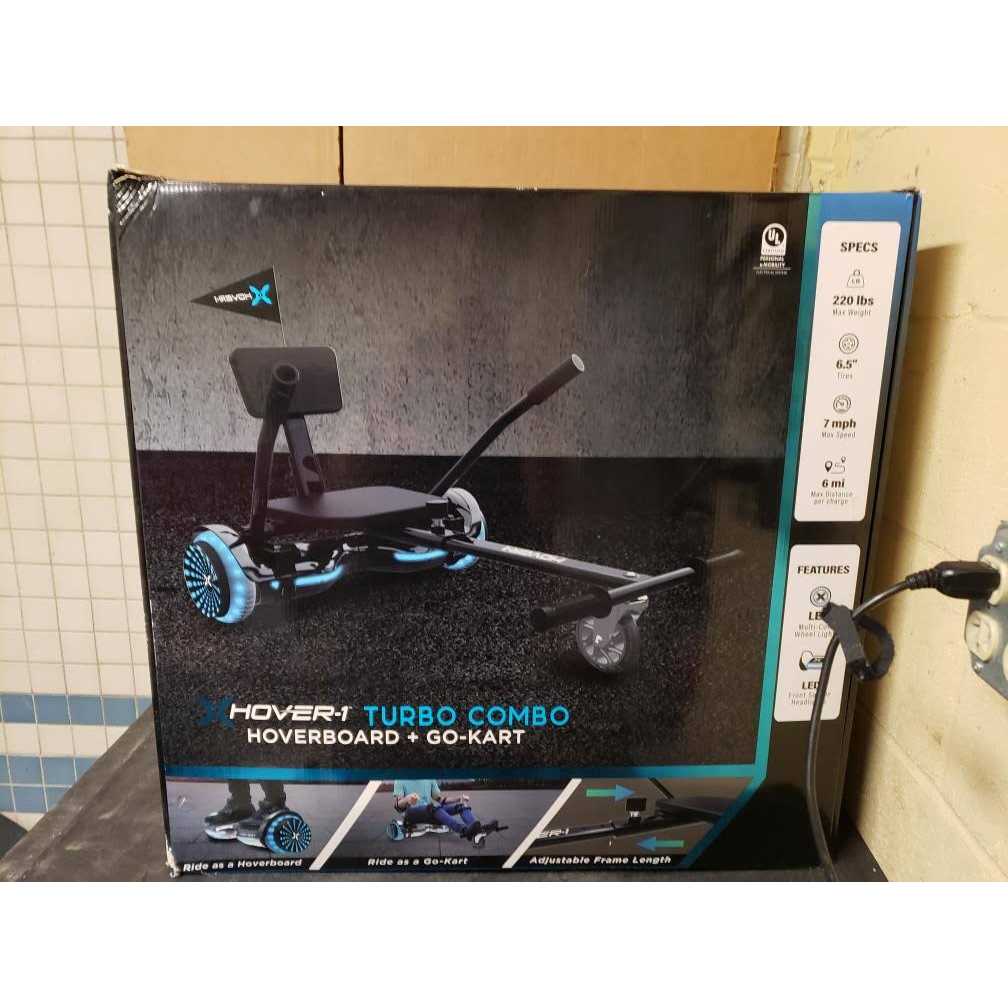 Hover-1 Turbo Hoverboard and Kart Combo - Image 5