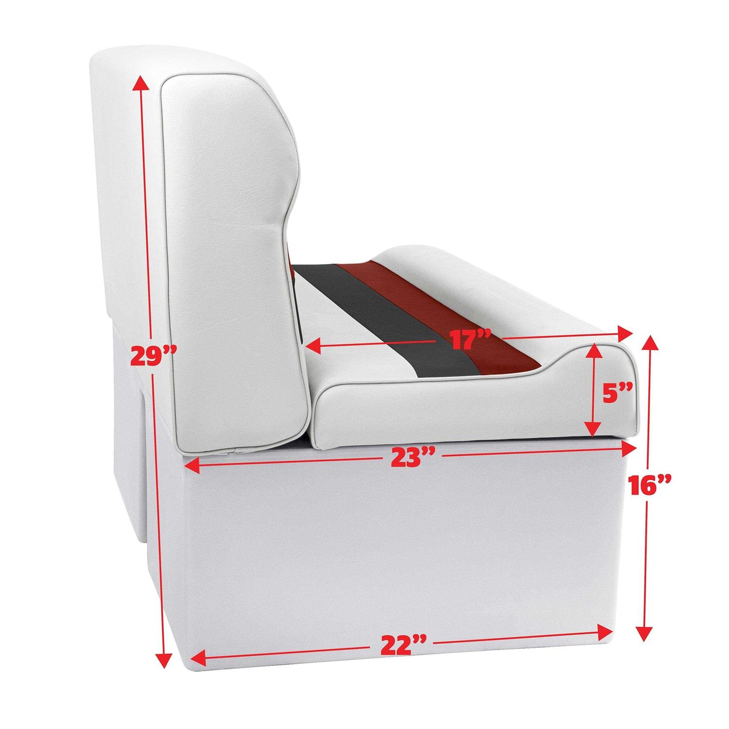 Wise 8WD100-1008 Deluxe Pontoon Bench and Base - Image 4