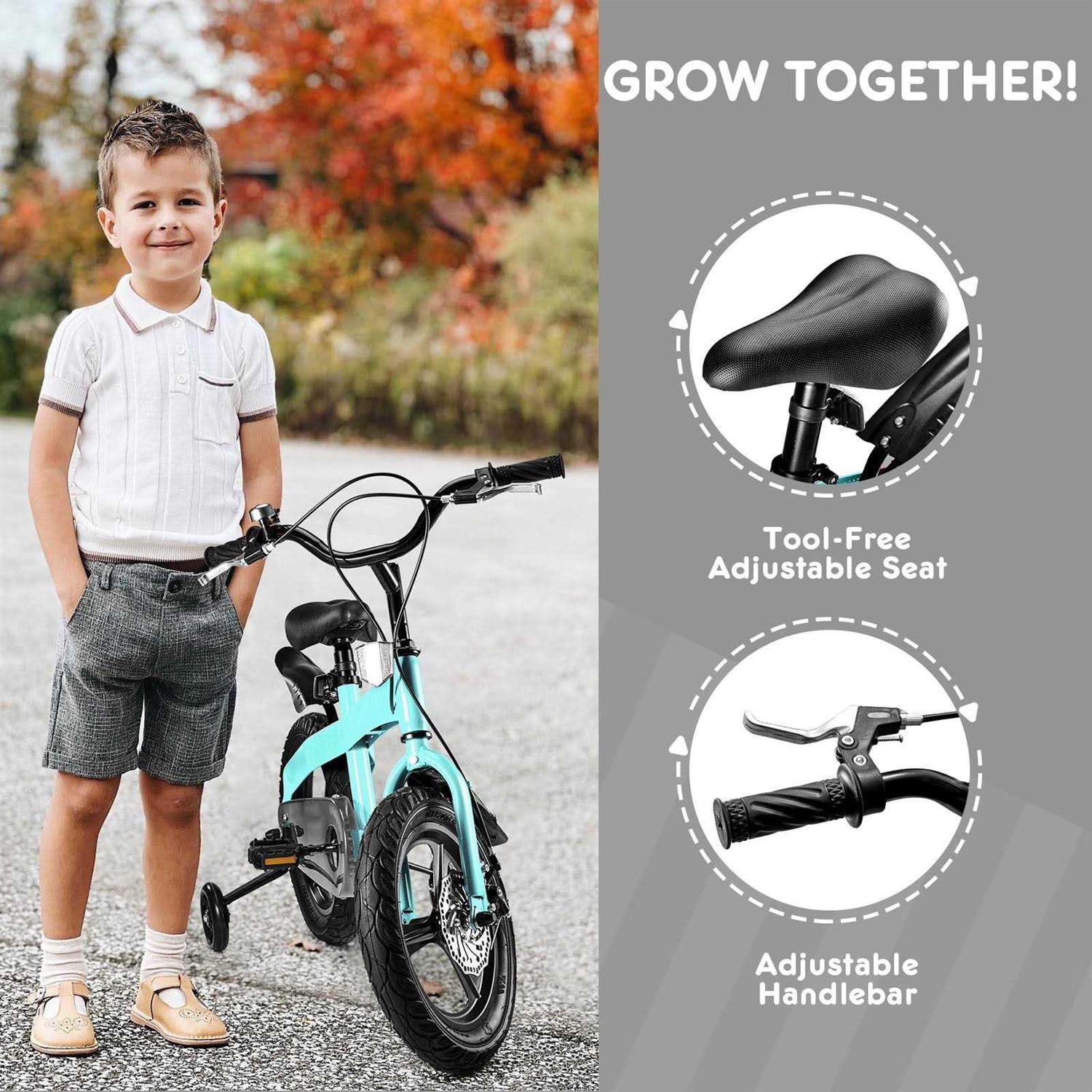 HARPPA 14 inch Kids Bikes for Boys Ages 3-5 with Training Wheels - Image 4