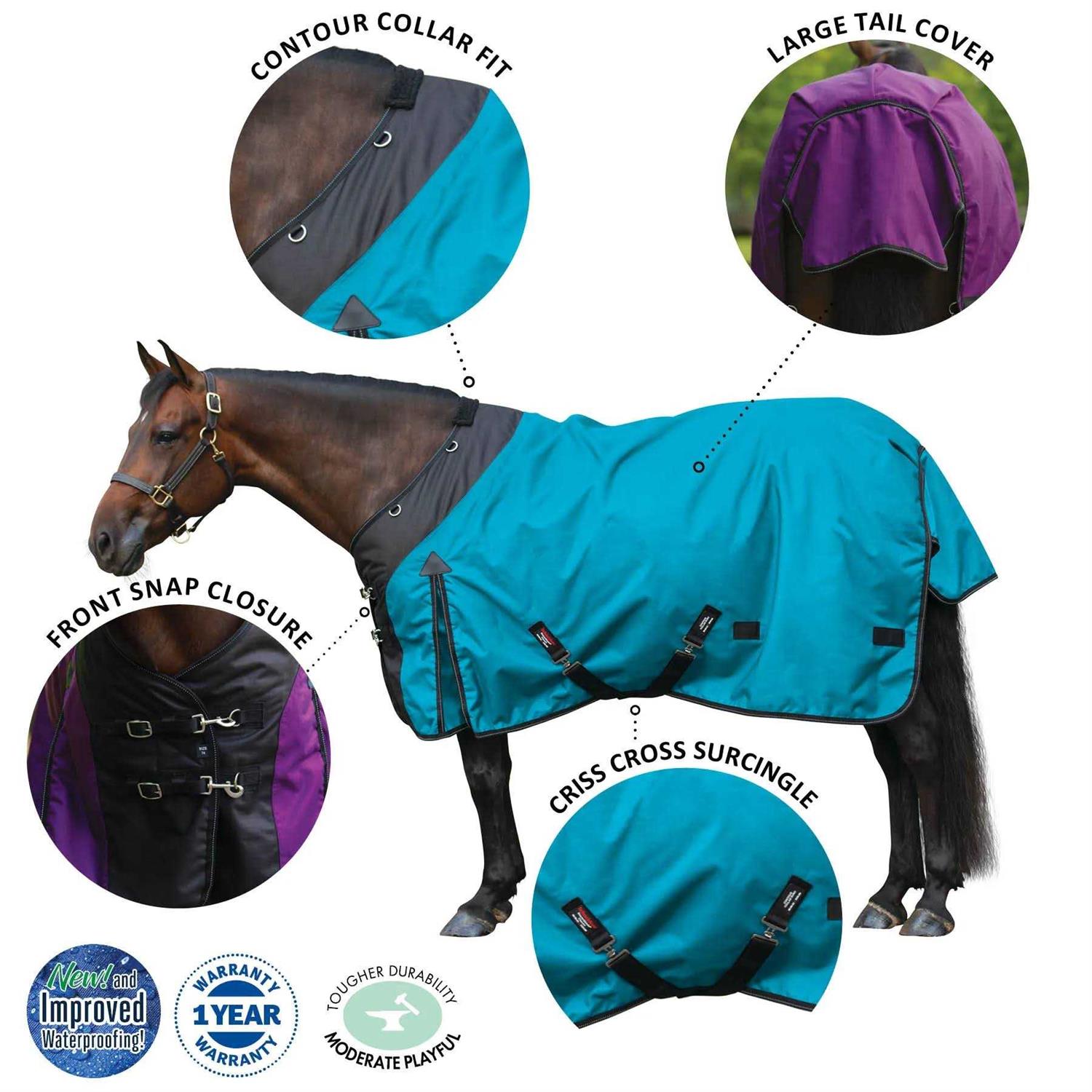 Alternative view of StormShield Contour Collar Classic Heavyweight Turnout Blanket